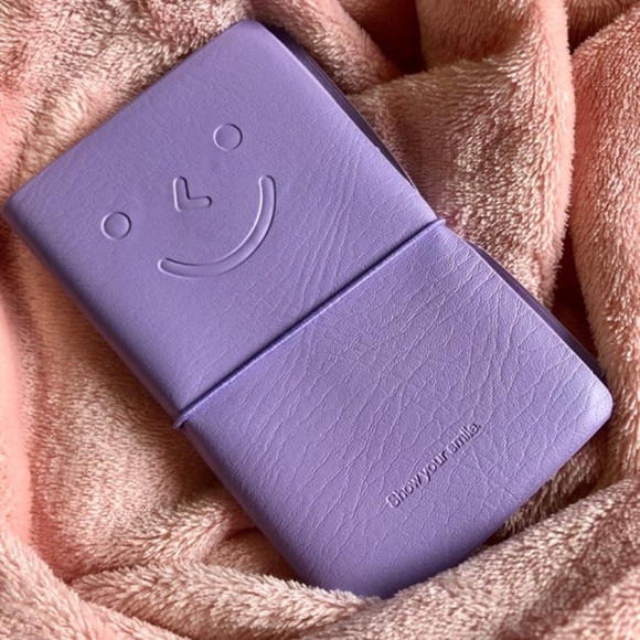 Mini Smiley Adorable Diary Faux Leather Notebook - Picture 1 of 7